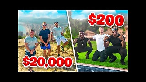 SIDEMEN $20,000 VS $200 HOLIDAY (EUROPE EDITION)