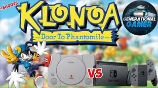 Klonoa - PlayStation (PS1) vs Nintendo Switch #shorts