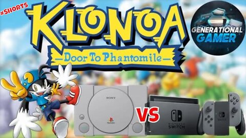 Klonoa - PlayStation (PS1) vs Nintendo Switch #shorts