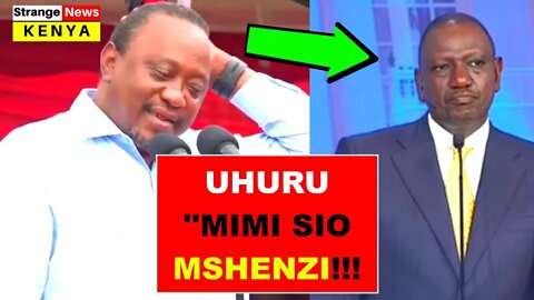 President Uhuru Kenyatta plays with William Ruto's words 😀😀😂😂