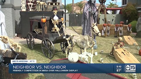 Valley neighbors bring community together through Halloween decoration competition