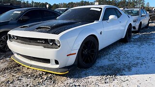 BUYING A NEW CAR A WIDEBODY HELLCAT REDEYE IN PERFECT CONDITION FOR SALE AT COPART!