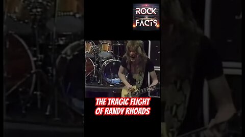 The Tragic Flight Of Randy Rhoads #rock #facts #metal #ozzyosbourne #80srock #trivia #rockstar