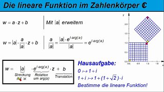 Komplexe Funktionen ►Lineare Funktionen 1 (Basisvideo)