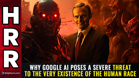 Why Google AI poses a SEVERE THREAT to the very existence of the human race