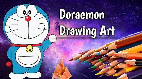 Doraemon Art Drawing Colour | Simple Drawing