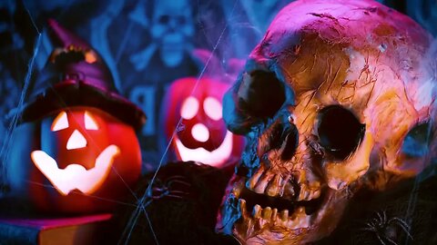 Spooky Halloween Ambiance HD Video 2023 👻 Instrumental Halloween Music 🎃🪦