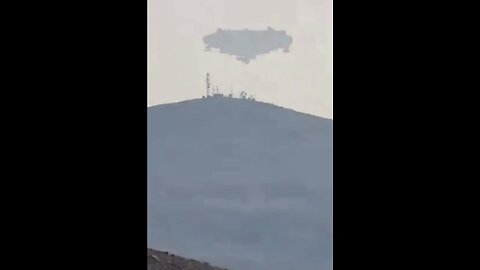 GIANT UFO CLOAKED IN CLOUD🏔️☁️🛸☁️SURFACES OVER KYRGYZSTAN MOUNTAIN⛰️☁️🛸💫