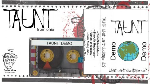 Taunt 🖭 What Can't Ducktape Do? Demo Tape. Lima Ohio Christian Rock.