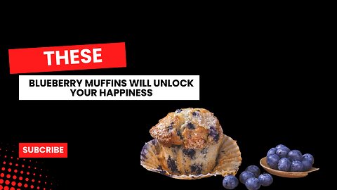 How to make blueberry muffins and experience a better mood