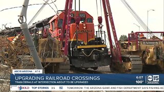 Phoenix upgrading two railroad crossings at major intersections