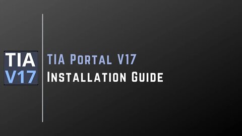 TIA Portal V17 Installation Guide | SIEMENS |