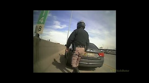 Driver slams into car pulled over on shoulder of I-25, narrowly misses CSP trooper