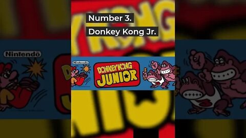 Top 10 Games of 1982 | Number 3: Donkey Kong Jr. #shorts