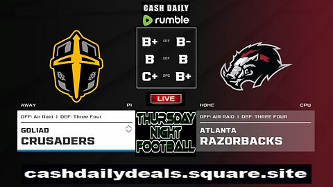 THURSDAY NIGHT FOOTBALL with Cash Daily (Episode 2)