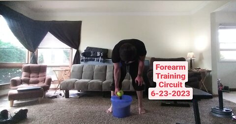 Forearm Training Circuit While Wearing Blood Flow Restriction Bands 6-23-2023
