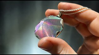 Making a Rainbow Glass Pendant - Artist Vlog 11