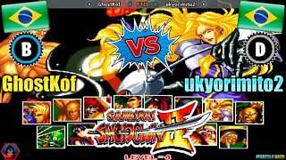 Samurai Shodown II (GhostKof Vs. ukyorimito2) [Brazil Vs. Brazil]