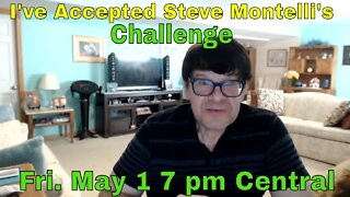 Will be on Steve Montelli's Live Stream Friday May 1 7 pm Central