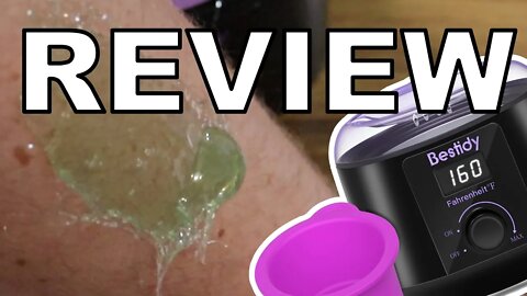 bestidy body hair wax kit review and demonstration...on my hairy arms