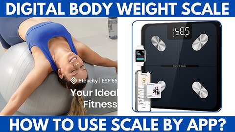 Amazon Product: Best Digital Body Weight Scale | How to use a body weight scale