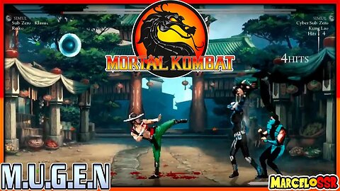 Sub Zero Klassic & Reiko Vs. Cyber Sub Zero & Kung Lao - Mortal Kombat M.U.G.E.N