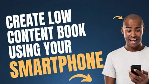 How to create LOW CONTENT BOOK for Amazon KDP using your smartphone | 2022 #amazonkdp #canvadesigns