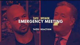 Tate's reaction to PIERS MORGAN UNCENSORED heated debate | EMERGENCY MEETING