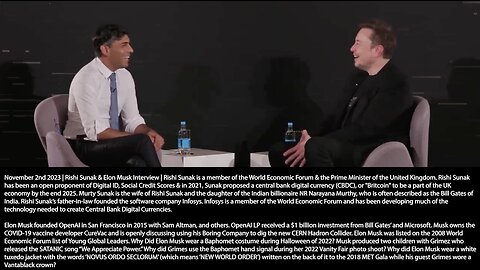 Elon Musk & Rishi Sunak | "If You Have An A.I. That Remembers All of Your Interactions & Will Actually Have a Great Friend." - Musk + "For the First Time In History It's Possible to Completely Eliminate Privacy." - Yuval