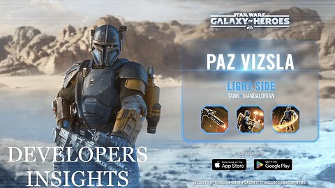 *NEW* Character Inbound: Paz Vizsla | Developers Insights | New Mandalorian Tank!