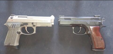The CZ 75 P-01 v Beretta 92 Compact Head to Head Review