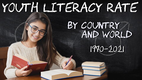 Youth Literacy Rate by Country and World 1970-2021