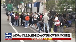 Border Patrol mass releases hundreds of illegal migrants to a city street in San Diego