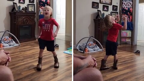 Little Boy's Impeccable Performance To Morgan Wallen Song