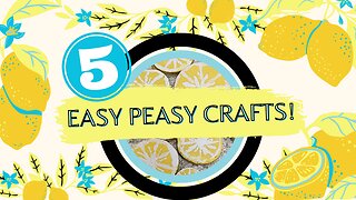 Lady Red Crafting: The Best Lemon Crafts!