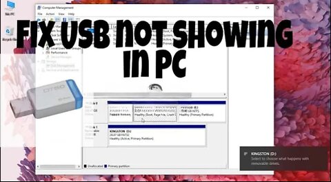 Fix USB Not Showing In PC.