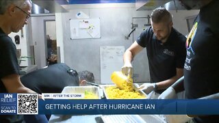 Jhas Williams reporting on how to get help after Hurricane Ian