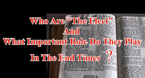 Who are the elect ? And how important are they in the end times