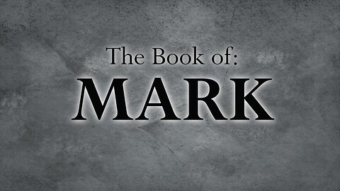 Mark Chapter 7a Traditions Verses Commandments!