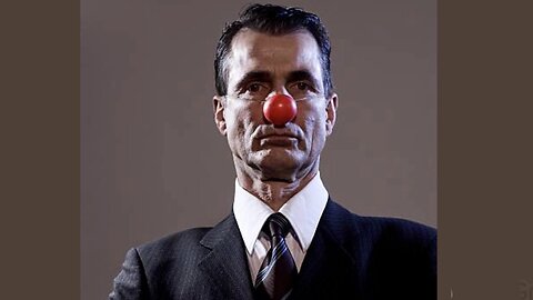 CLOWN WEARING SUIT AND TIE