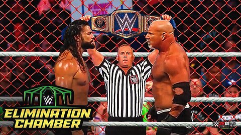 Roman Reigns vs Goldberg | Elimination Chamber - Full Match 2022