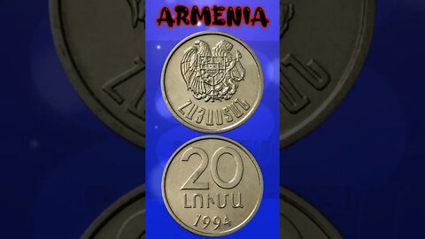 Armenia 20 Luma 1994.#shorts #education #coinnotesz