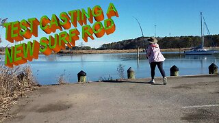 12' SURF ROD CASTING TEST!