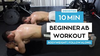 10 Min Beginner Ab Workout Follow Along (2nd Edition)