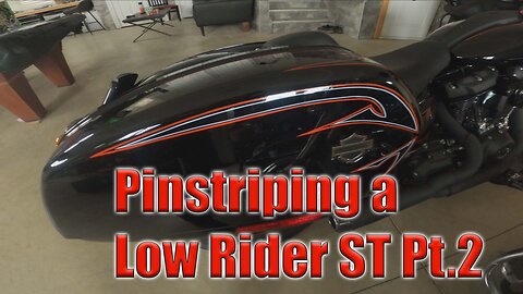 Pinstriping A Low Rider ST