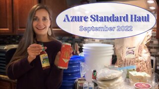 Azure Standard Haul with Prices | September 2022 | Fall Azure Grocery Haul