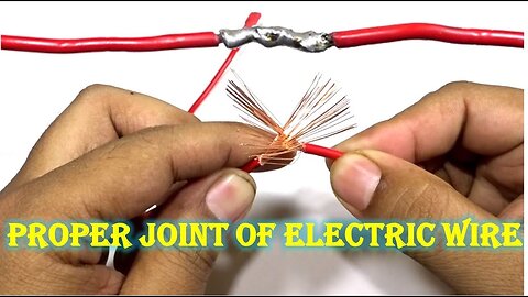 Proper Joint Of Electric Wire