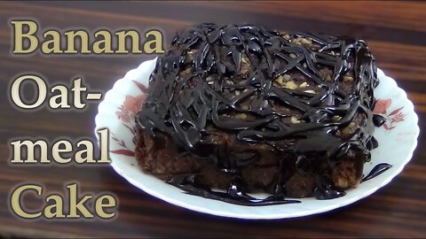 Easy Banana Oatmeal Cake Recipe|How To Make Healthy Cake|Gotasu