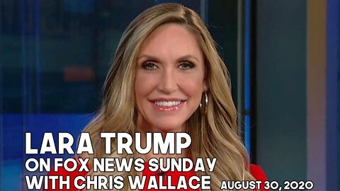 Lara Trump On Fox News Sunday with Chris Wallace. He Couldn't Lay A Glove On Her.
