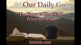 426 The Heart of the Wise (Proverbs 16:23) Our Daily Greg